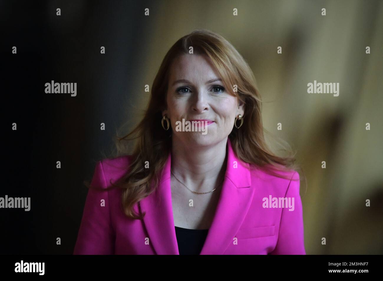 Edimburgo Scozia, Regno Unito 15 dicembre 2022. Ash Regan al Parlamento scozzese. credito sst/alamy notizie dal vivo Foto Stock