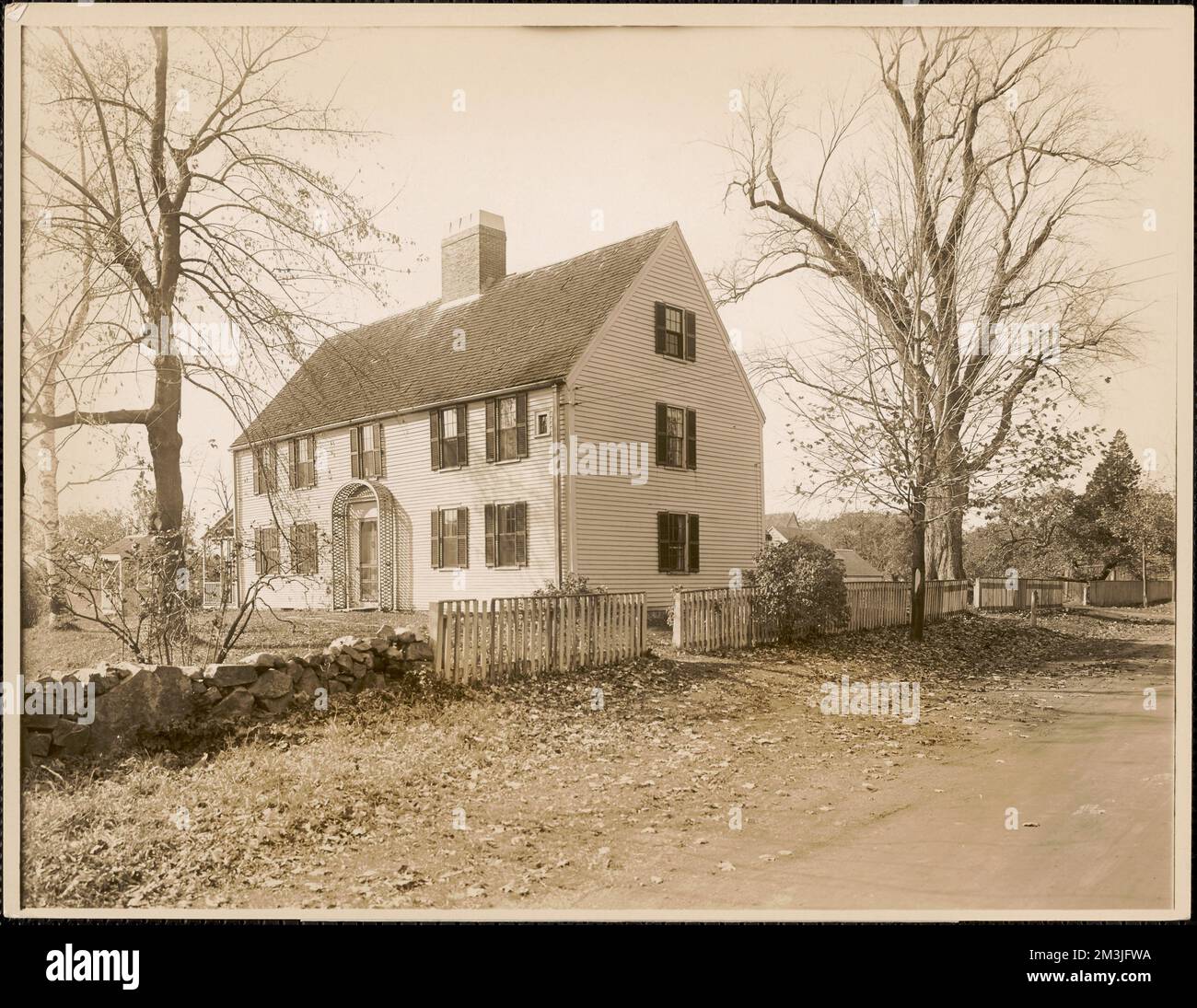Noyes-Hale House, Parker Street, Newburyport, Mass. , Case, edifici storici, Noyes, James, 1608-1656. Collezione Leon Abdalian Foto Stock