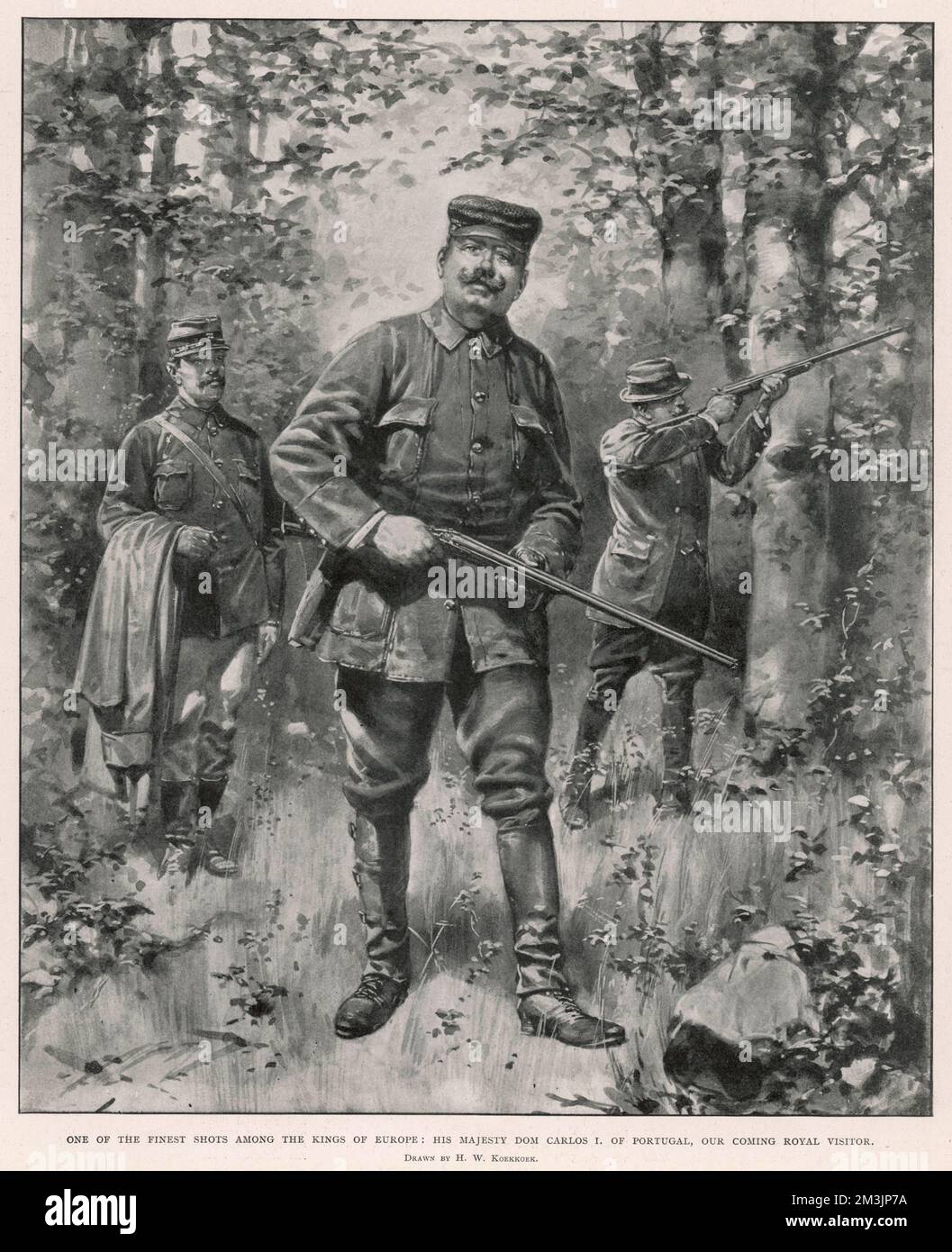 RE CARLOS I SPARANDO Foto Stock