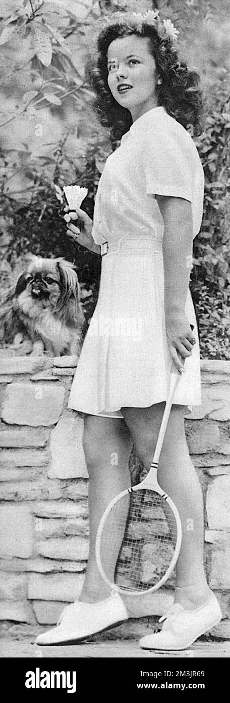 Fotografia del Tempio di Shirley Data: 1944 Foto Stock