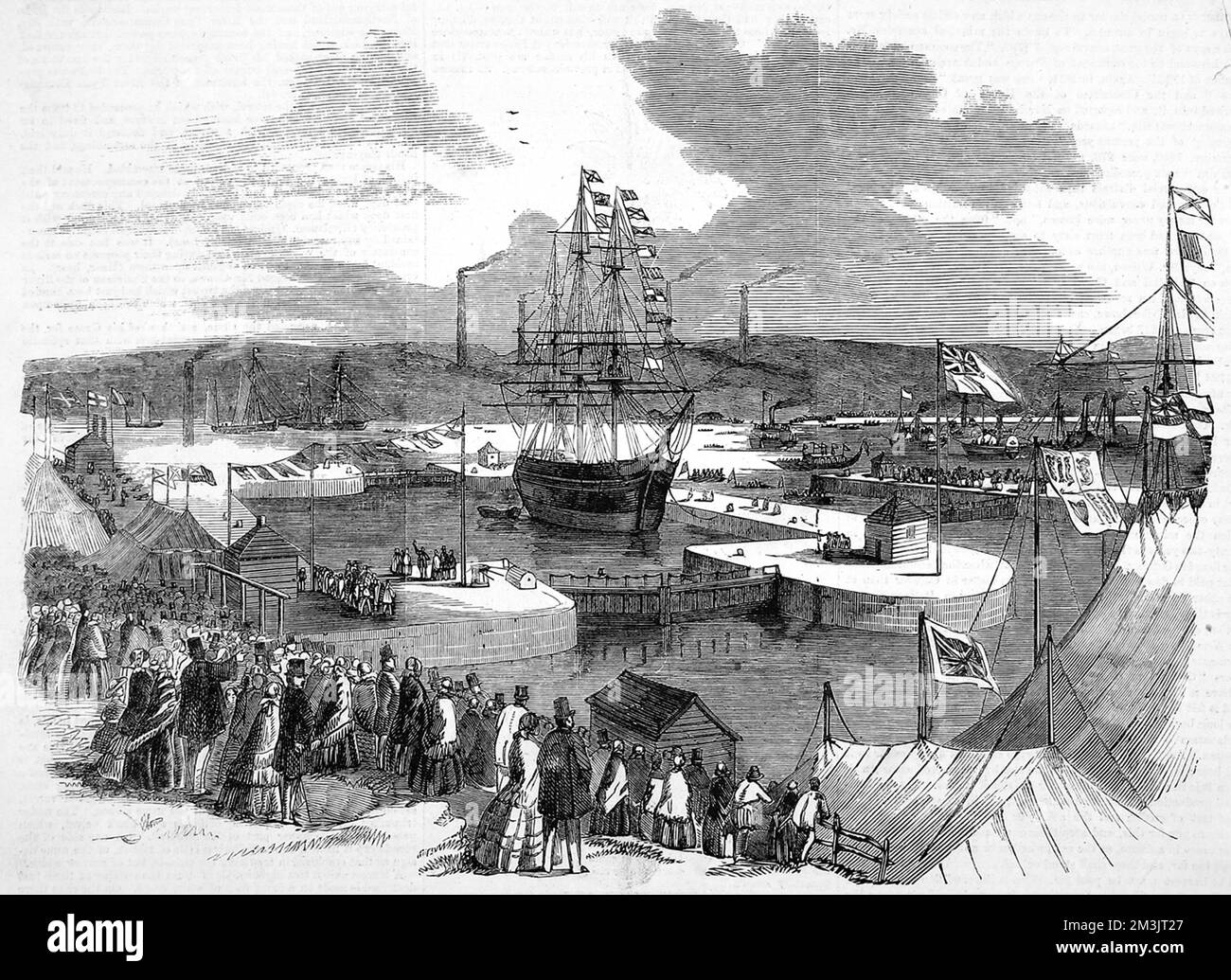 Molo di Northumberland Foto Stock