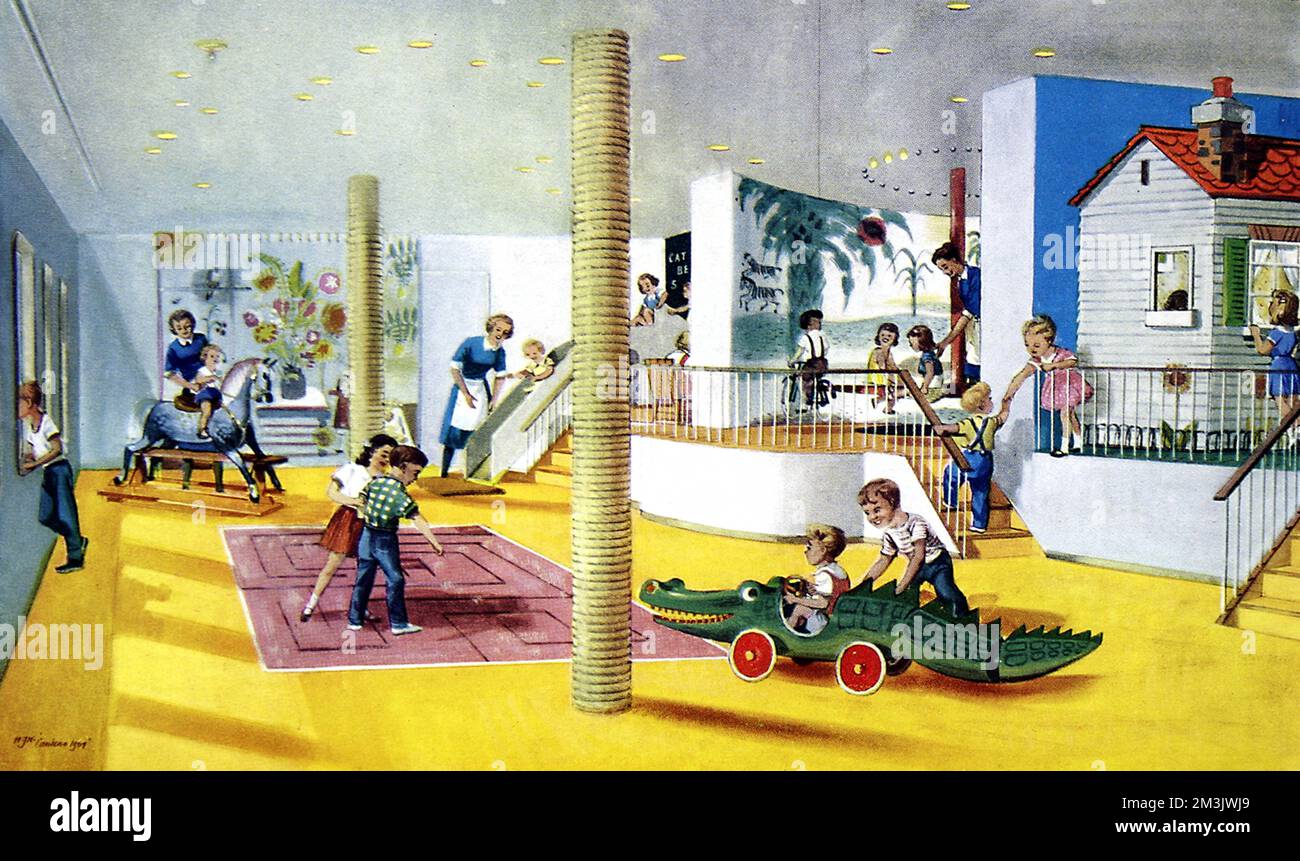 Canberra: Sala giochi di classe turistica Foto Stock