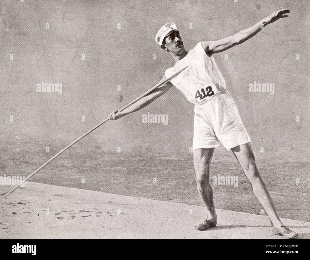 Giochi olimpici - lancio di Javelin Foto Stock