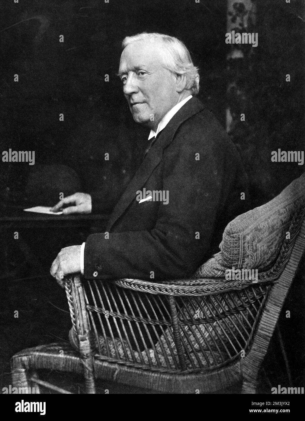 Herbert Henry Asquith, 1st conte di Oxford &amp; Asquith, (1852 - 1928), è stato QC, membro del Parlamento liberale per East Fife e Paisley e primo ministro. 1915 Foto Stock