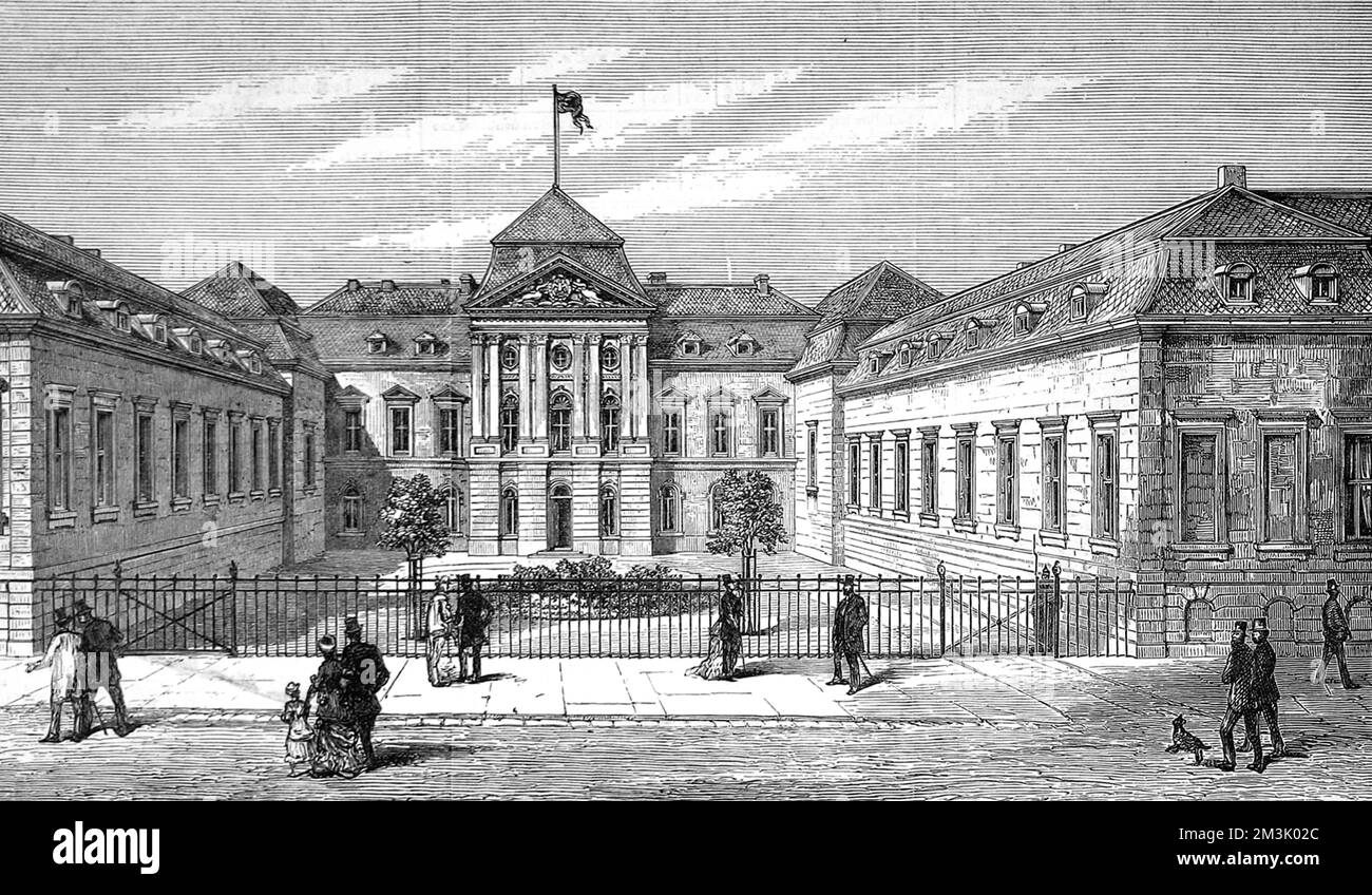 Il Palazzo Radziwill, Berlino, 1878. Foto Stock