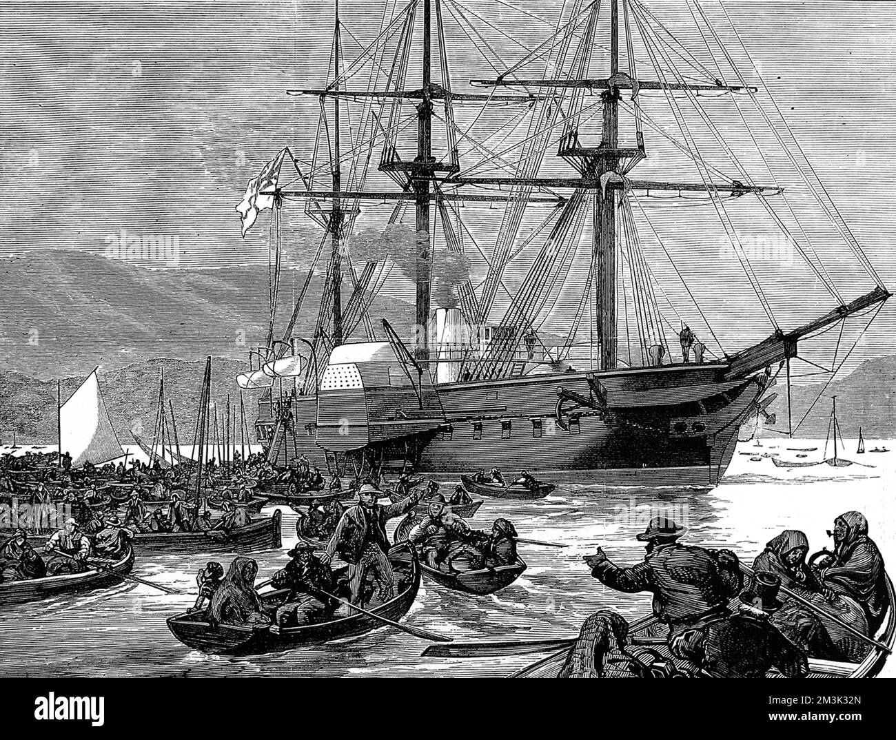 Irish Relief Squadron. Foto Stock