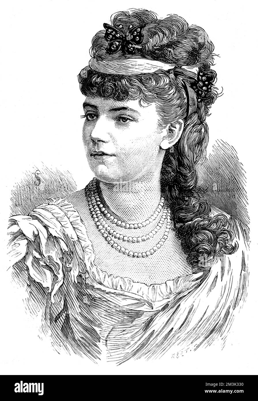 Sophie Croizette (1847 - 1901), attrice francese. 1879 Foto Stock
