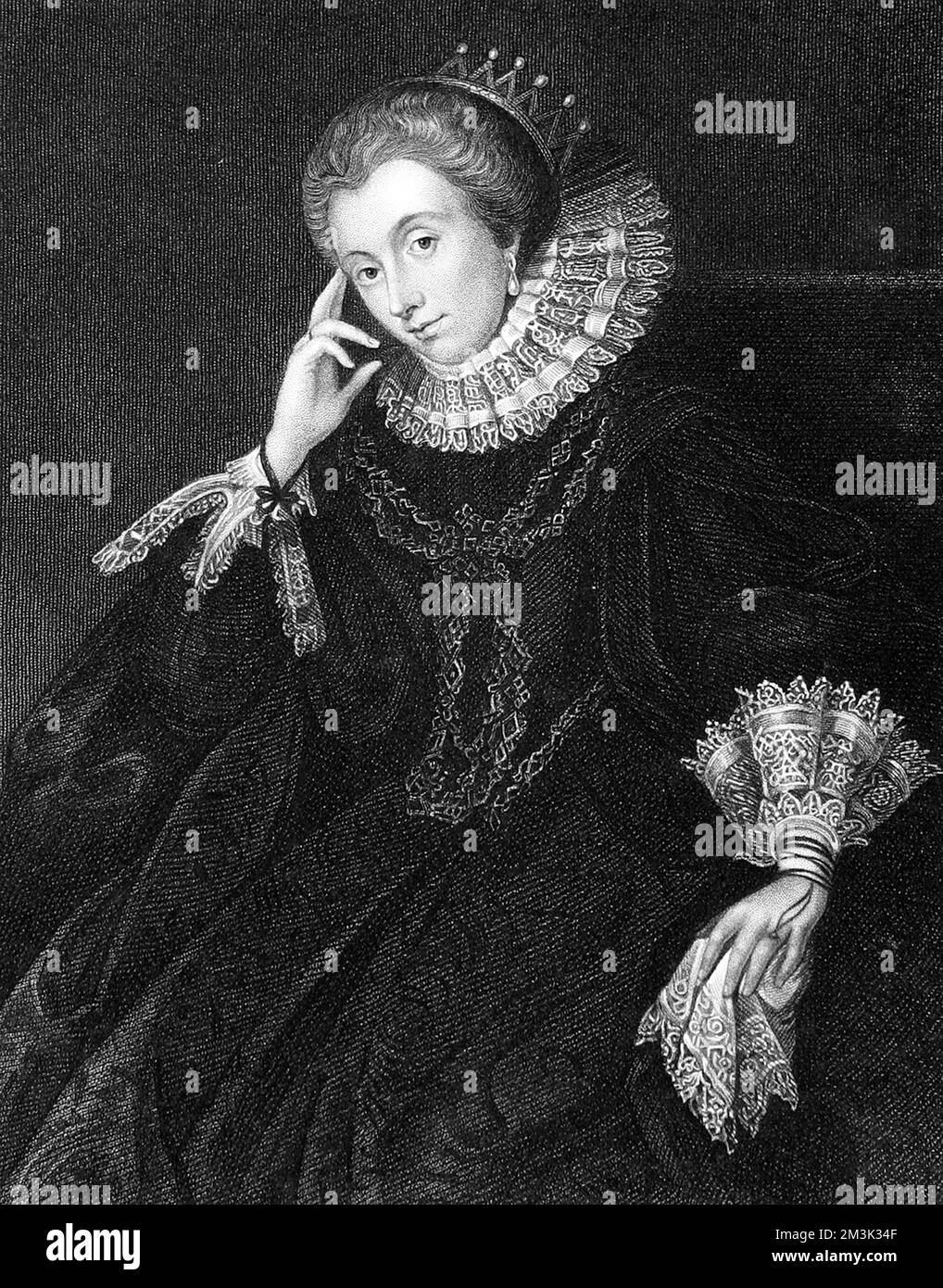 Lucy Harrington (o Harington) (1581 - 1627), contessa di Bedford. Data: Circa 1600 Foto Stock