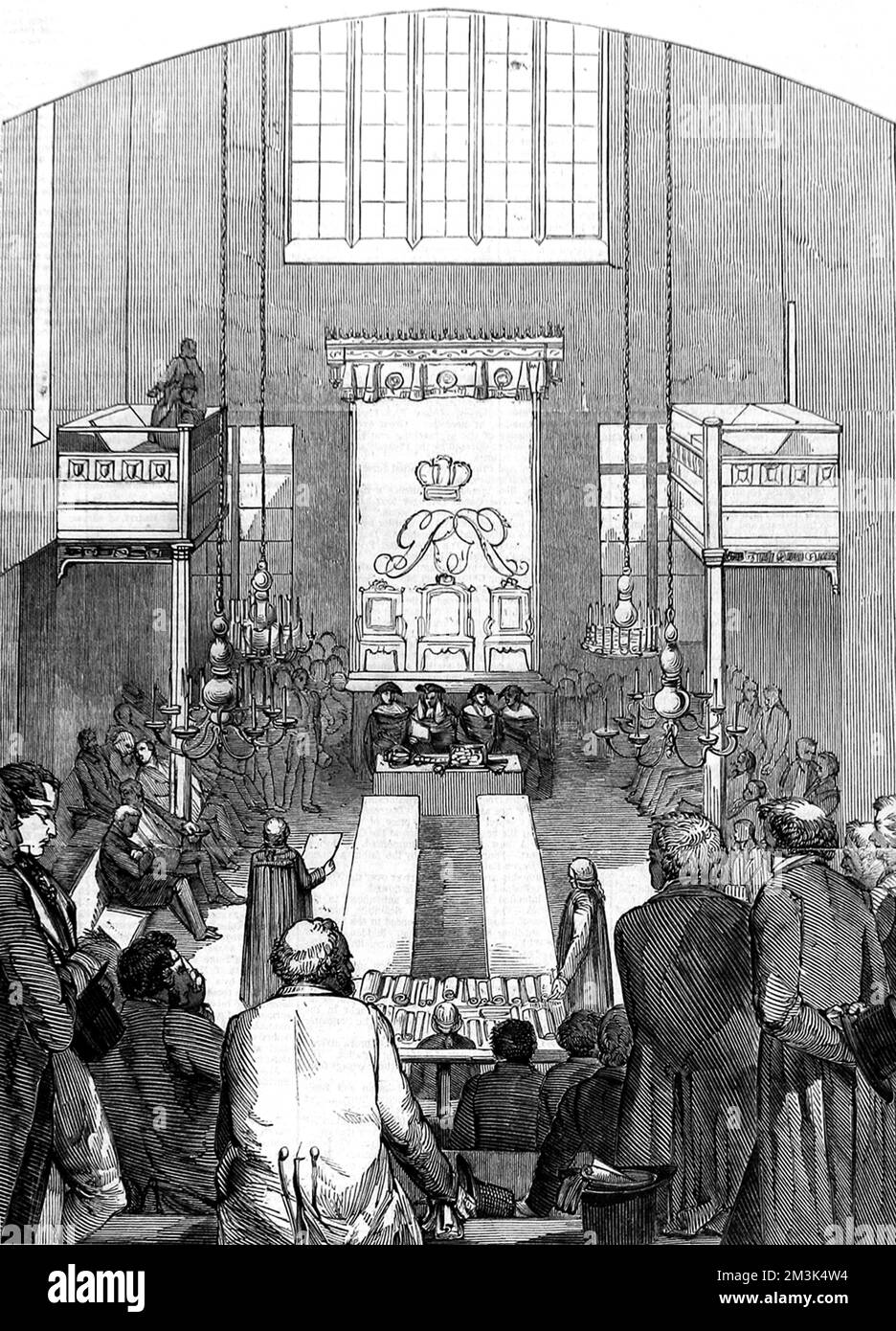 Commissione reale nella camera dei lord, 1846. Foto Stock