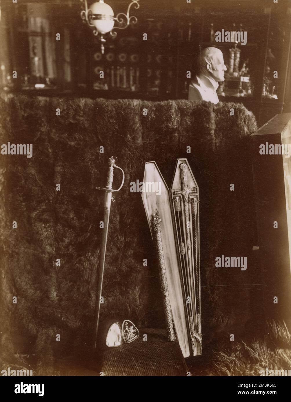 Spade di Napoleone e Wellington, Apsley House Foto Stock