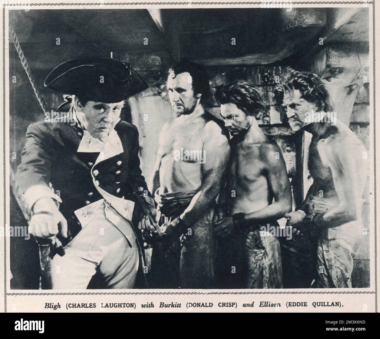 Film ancora da "Mutiny on the Bounty". Foto Stock