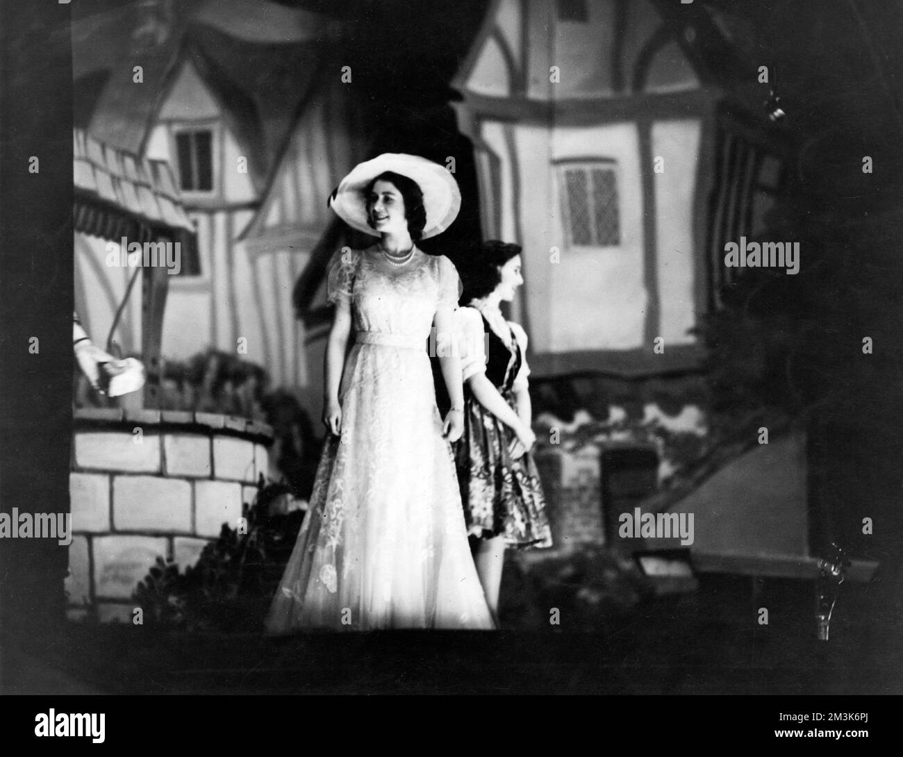 Principessa Elisabetta in panto Foto Stock