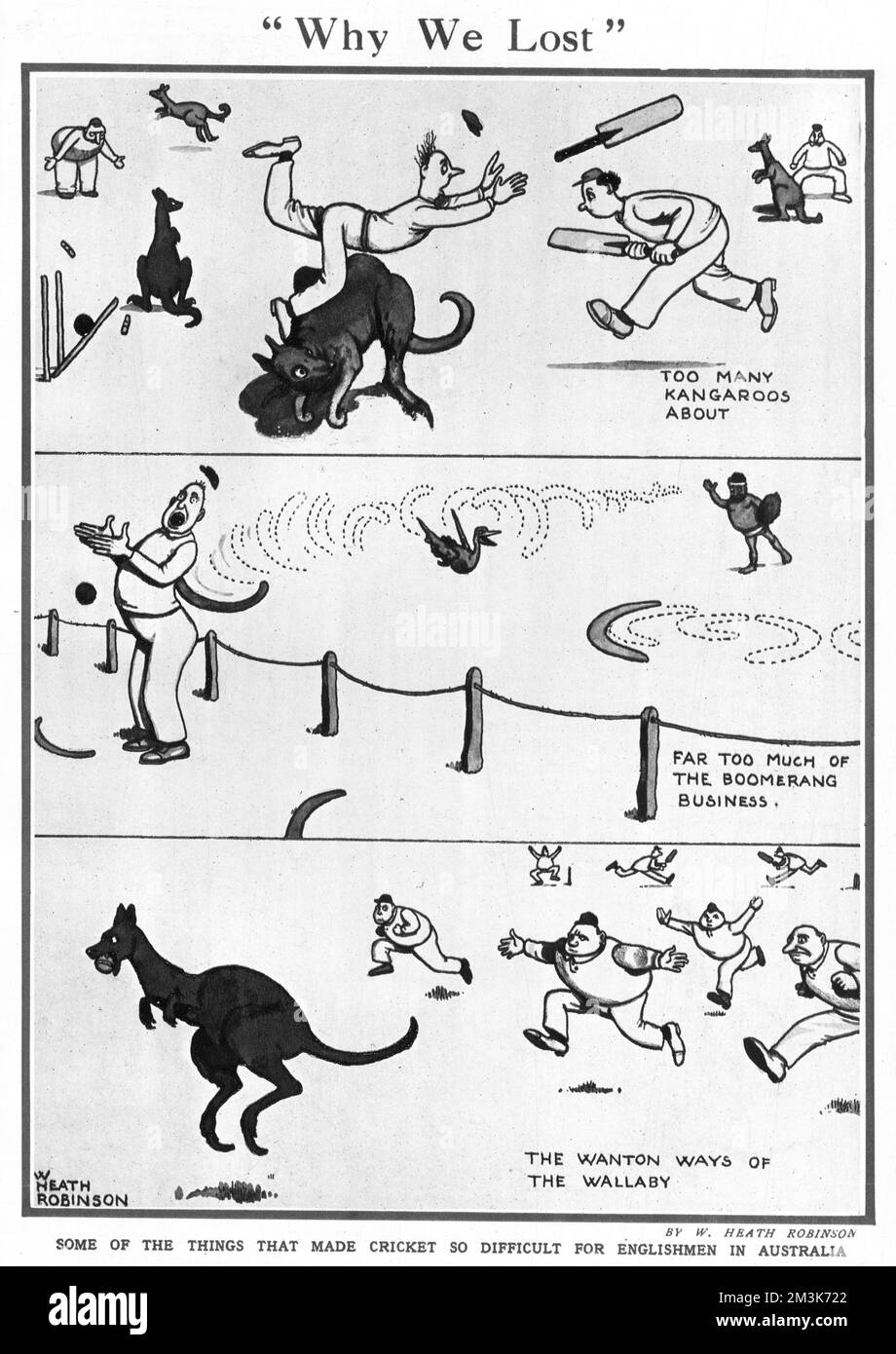 Perché abbiamo perso per William Heath Robinson Foto Stock