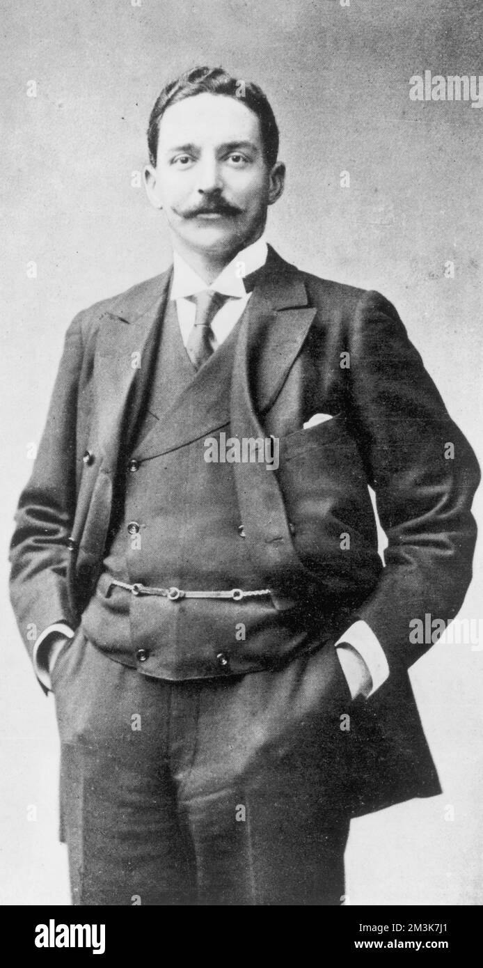 Joseph Bruce Ismab, amministratore delegato della White Star Line e presidente della International Mercantile Marine Company. Data: 27th aprile 1912 Foto Stock
