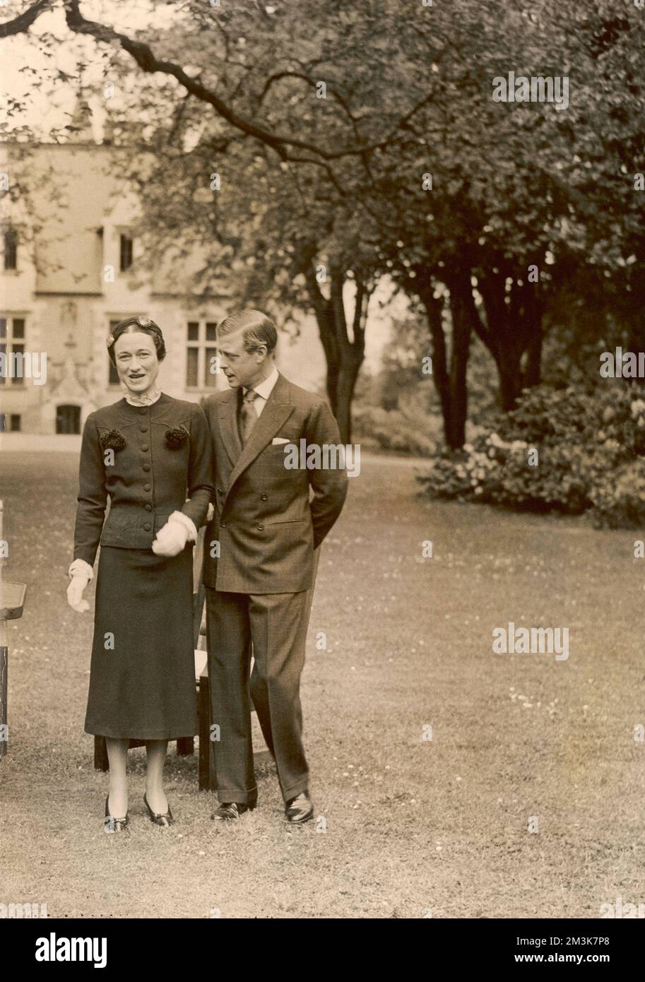 Duca di Windsor e Wallis Simpson Foto Stock