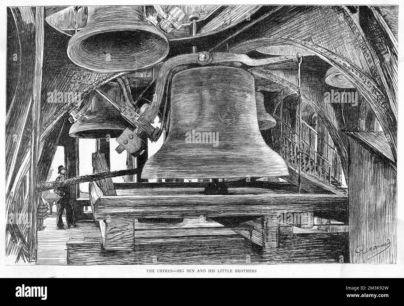 Big Ben e i suoi fratelli Foto Stock