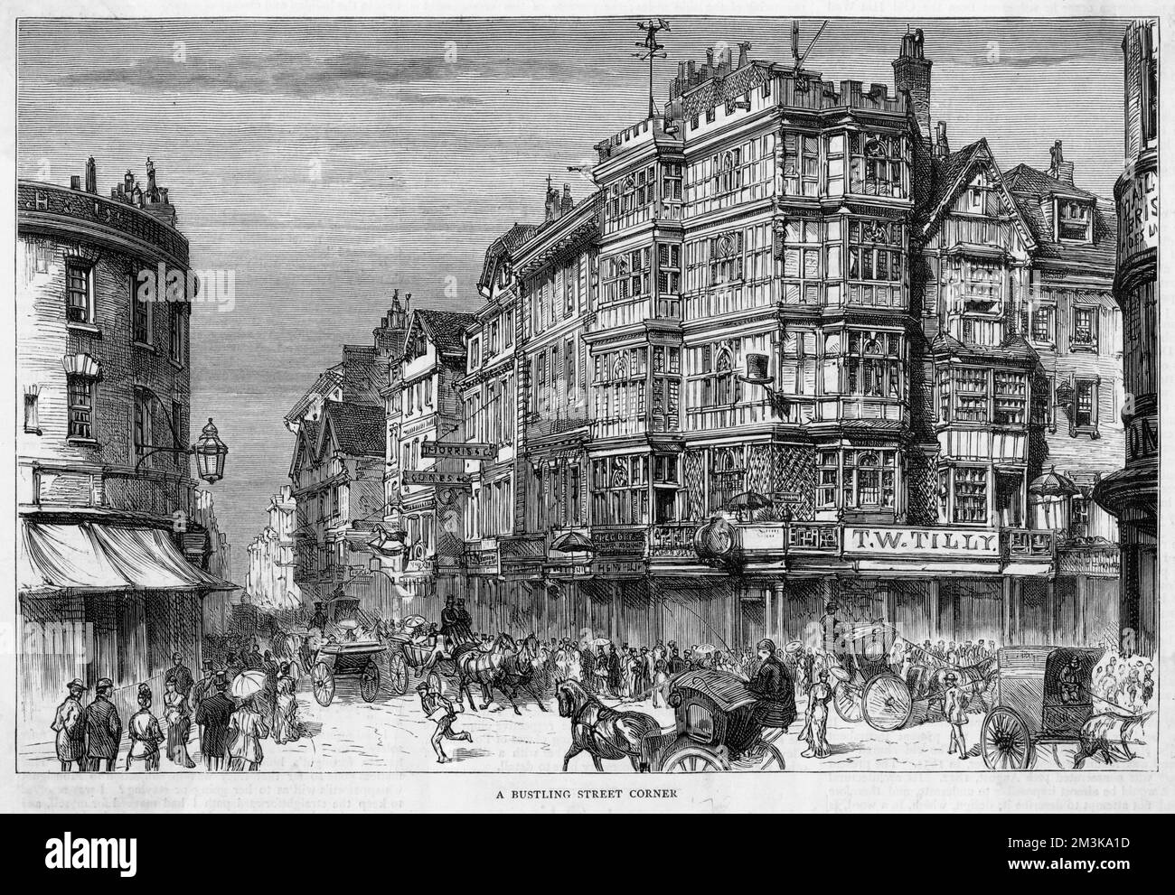 SCENA DI BRISTOL STREET Foto Stock