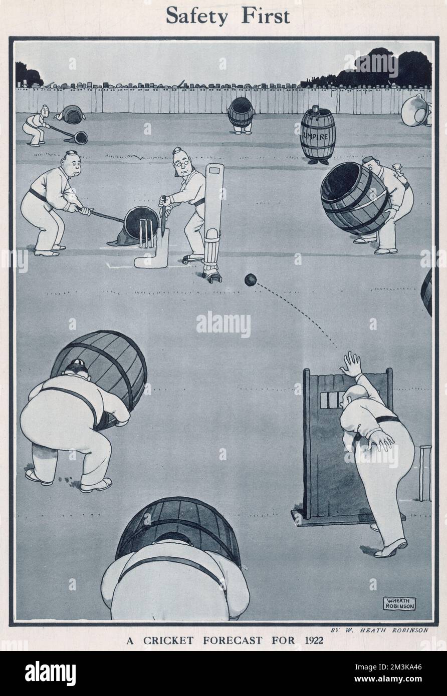 Safety First di William Heath Robinson Foto Stock