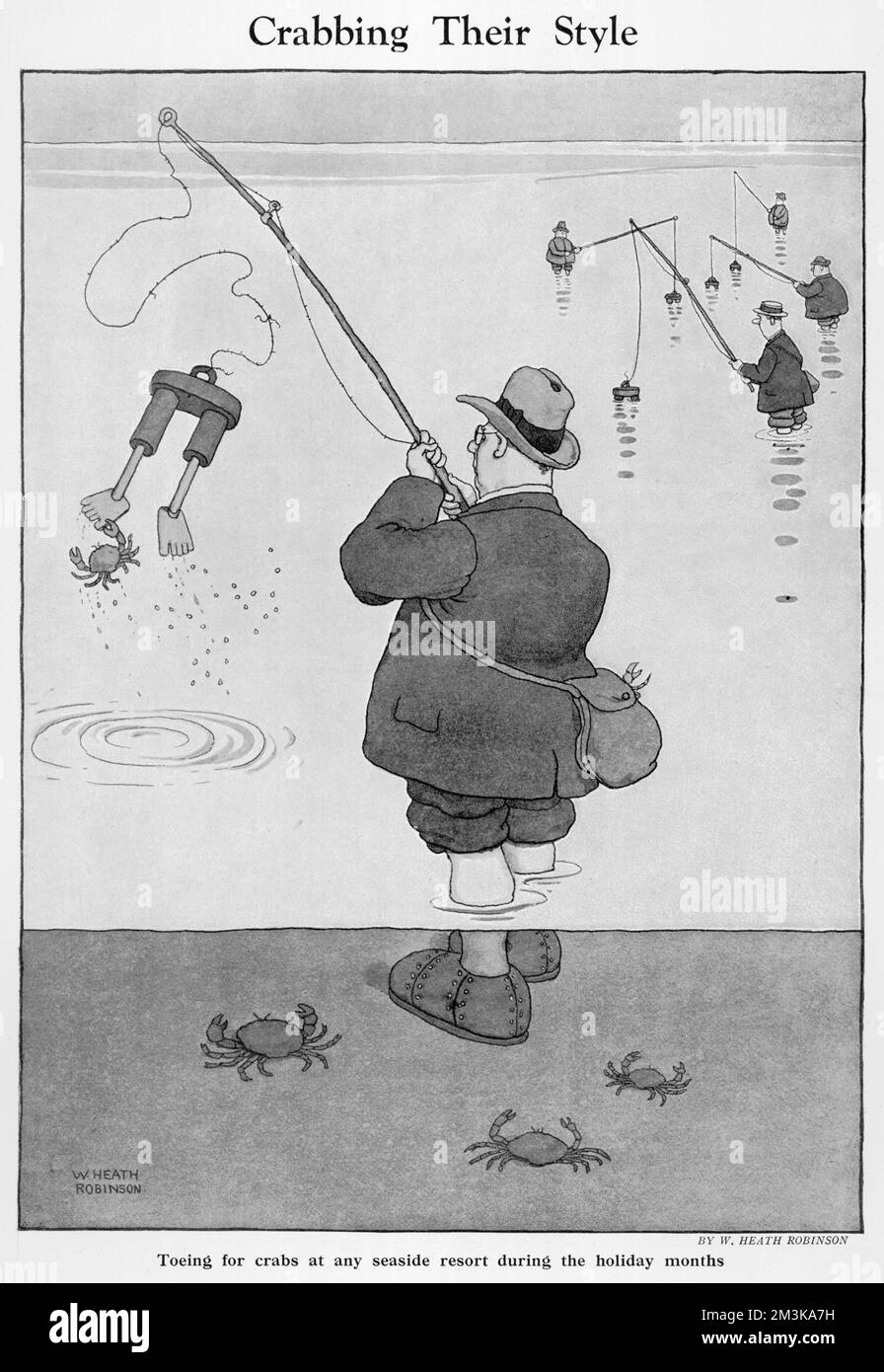 I granchi del loro stile sono di William Heath Robinson Foto Stock