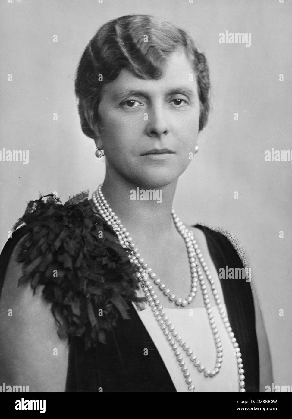 Principessa Andrea di Grecia, ex Principessa Alice di Battenberg o Mountbatten (1885 - 1969), nipote della regina Vittoria e moglie del principe Andrea di Grecia. Madre del Principe Filippo, Duca di Edimburgo. Data: 1927 Foto Stock