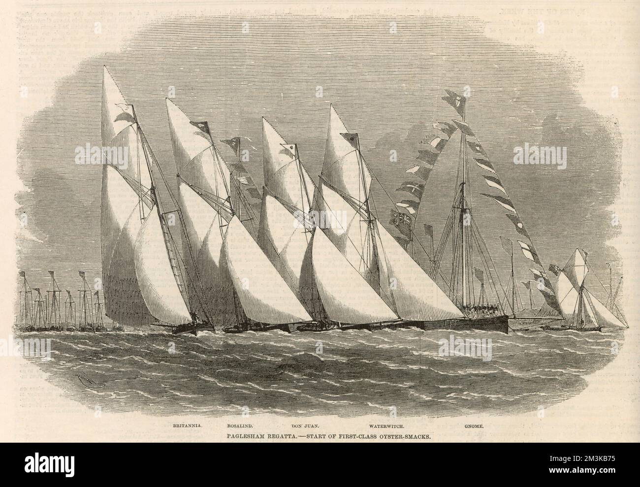 Regata di Paglesham Foto Stock