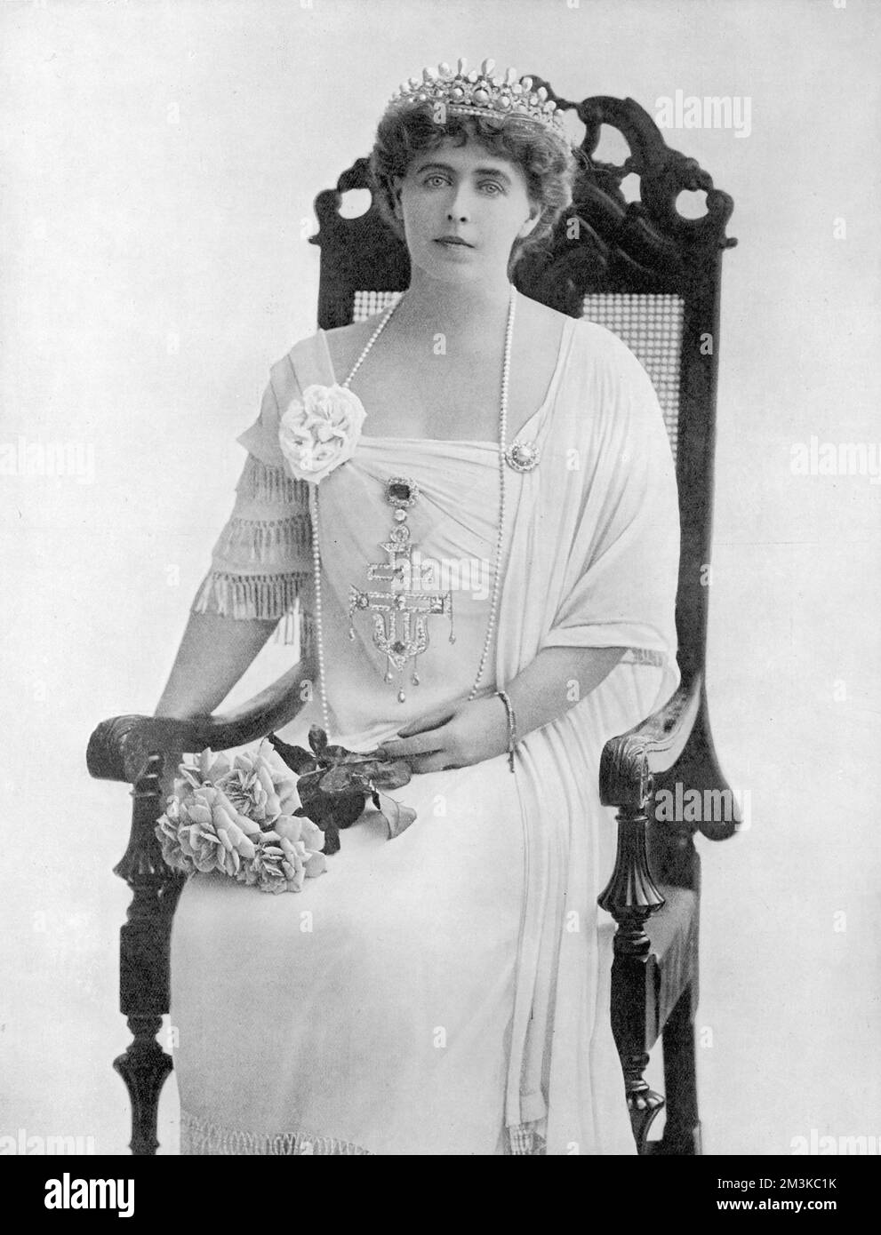 Marie Alexandra Victoria, un membro della famiglia reale britannica, sposò il re Ferdinando i di Romania, diventando la regina consorte di Romania. Data: 1875-1938 Foto Stock