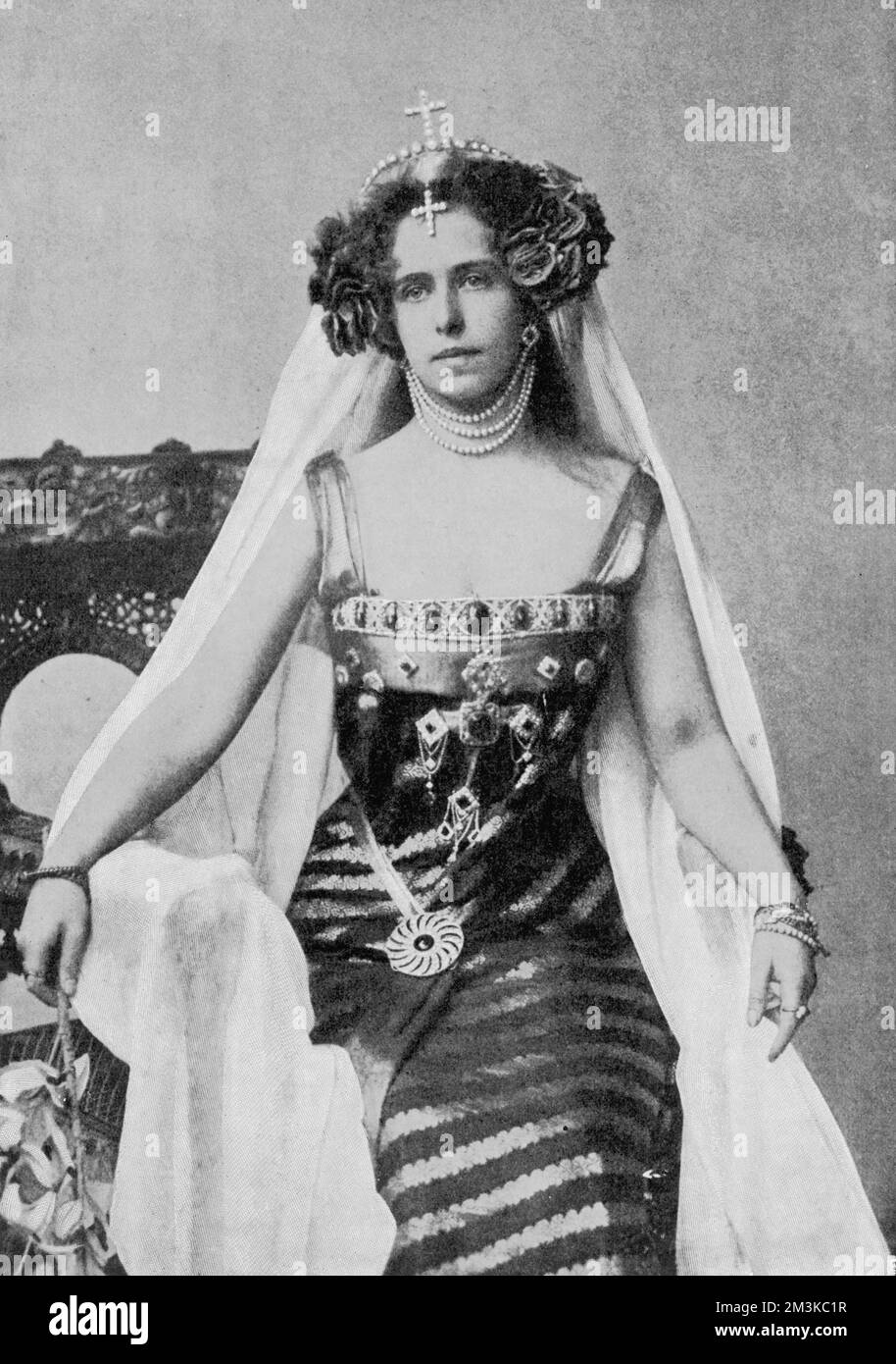 Marie Alexandra Victoria, membro della famiglia reale britannica, sposò il re Ferdinando i di Romania nel 1893, diventando regina consorte di Romania. 1875-1938 Foto Stock