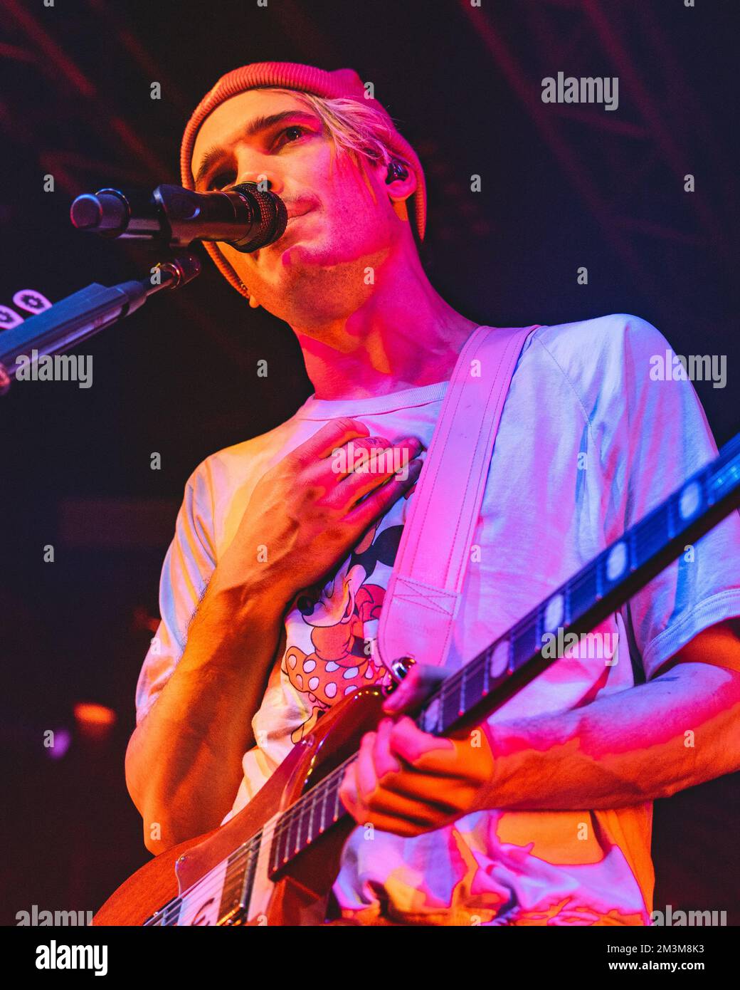 Milano, Italia. 15th Dec, 2022. La band hard rock americana Badflower si esibirà dal vivo al Circolo Magnolia di Segrate, Milano, il 15 dicembre 2022 (Foto di Maria Laura Arturi/NurPhoto) Credit: NurPhoto/Alamy Live News Foto Stock