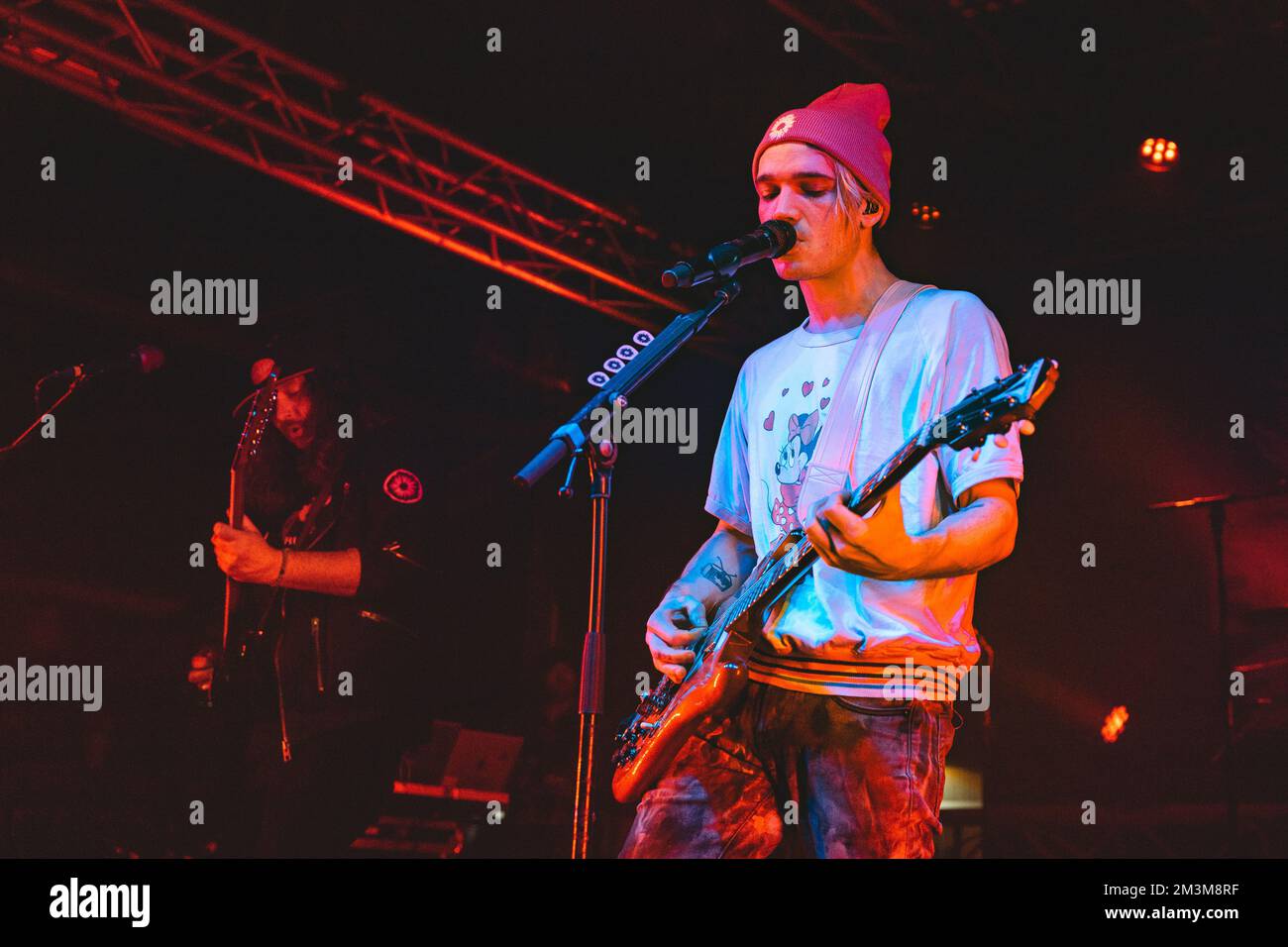 Milano, Italia. 15th Dec, 2022. La band hard rock americana Badflower si esibirà dal vivo al Circolo Magnolia di Segrate, Milano, il 15 dicembre 2022 (Foto di Maria Laura Arturi/NurPhoto) Credit: NurPhoto/Alamy Live News Foto Stock