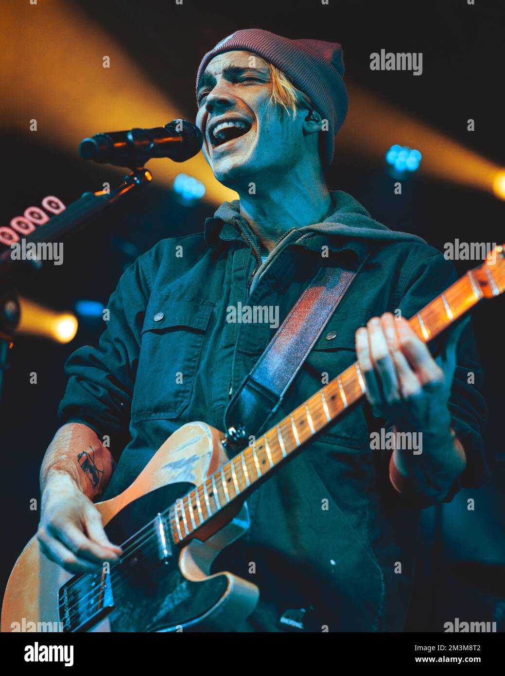 Milano, Italia. 15th Dec, 2022. La band hard rock americana Badflower si esibirà dal vivo al Circolo Magnolia di Segrate, Milano, il 15 dicembre 2022 (Foto di Maria Laura Arturi/NurPhoto) Credit: NurPhoto/Alamy Live News Foto Stock