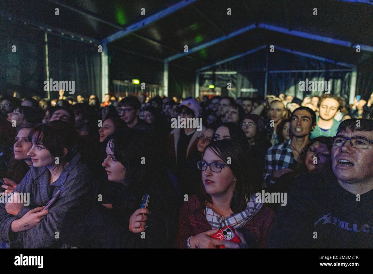 Milano, Italia. 15th Dec, 2022. La band hard rock americana Badflower si esibirà dal vivo al Circolo Magnolia di Segrate, Milano, il 15 dicembre 2022 (Foto di Maria Laura Arturi/NurPhoto) Credit: NurPhoto/Alamy Live News Foto Stock