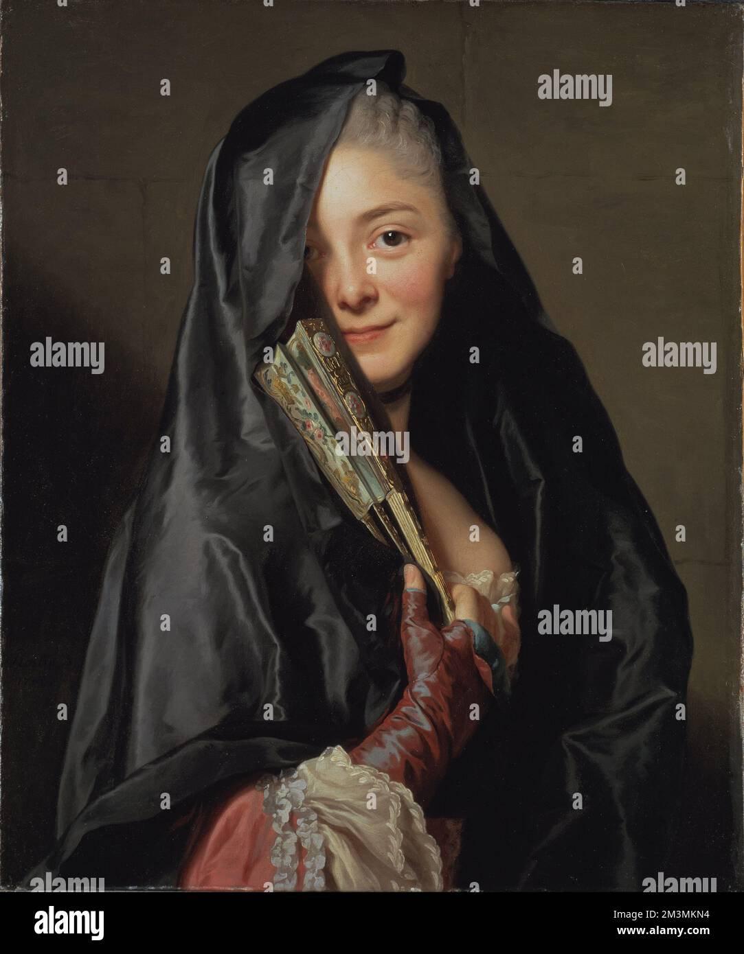 Alexander Roslin - la Signora con il velo (moglie dell'artista) - 1768 Foto Stock