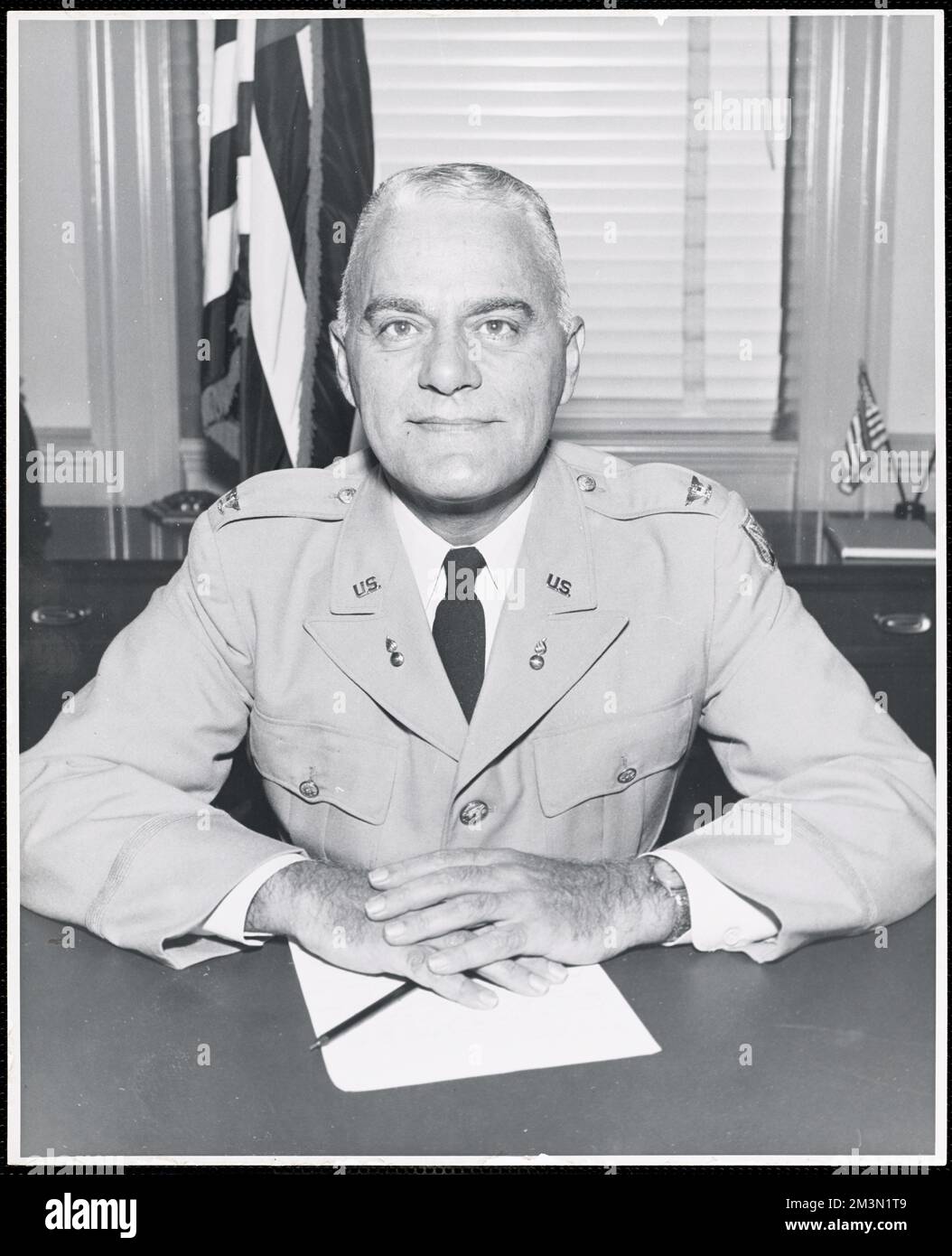 Ritratto di col. Braid , ufficiali militari. Record degli Stati Uniti Esercito operativo Foto Stock