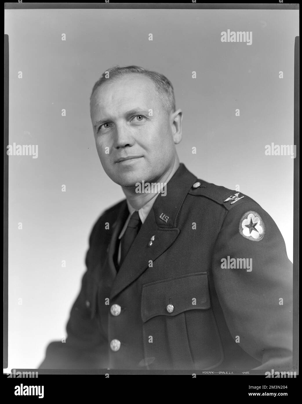 Ritratto del col. Tabor ,. Record degli Stati Uniti Esercito operativo Foto Stock