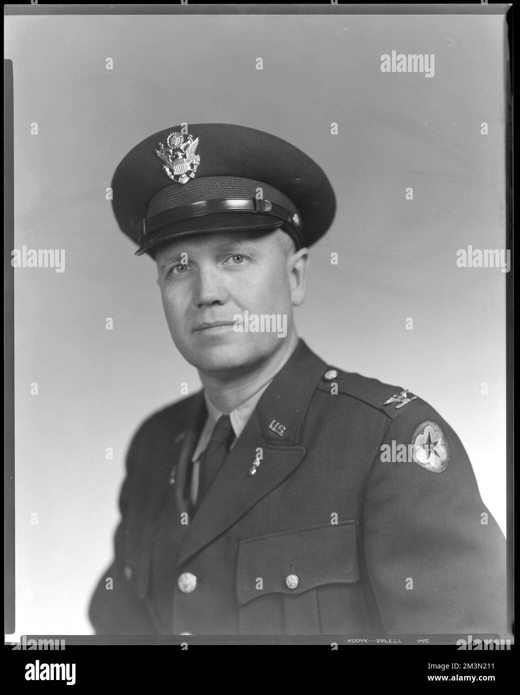 Ritratto di col. Tabor , ufficiali militari. Record degli Stati Uniti Esercito operativo Foto Stock