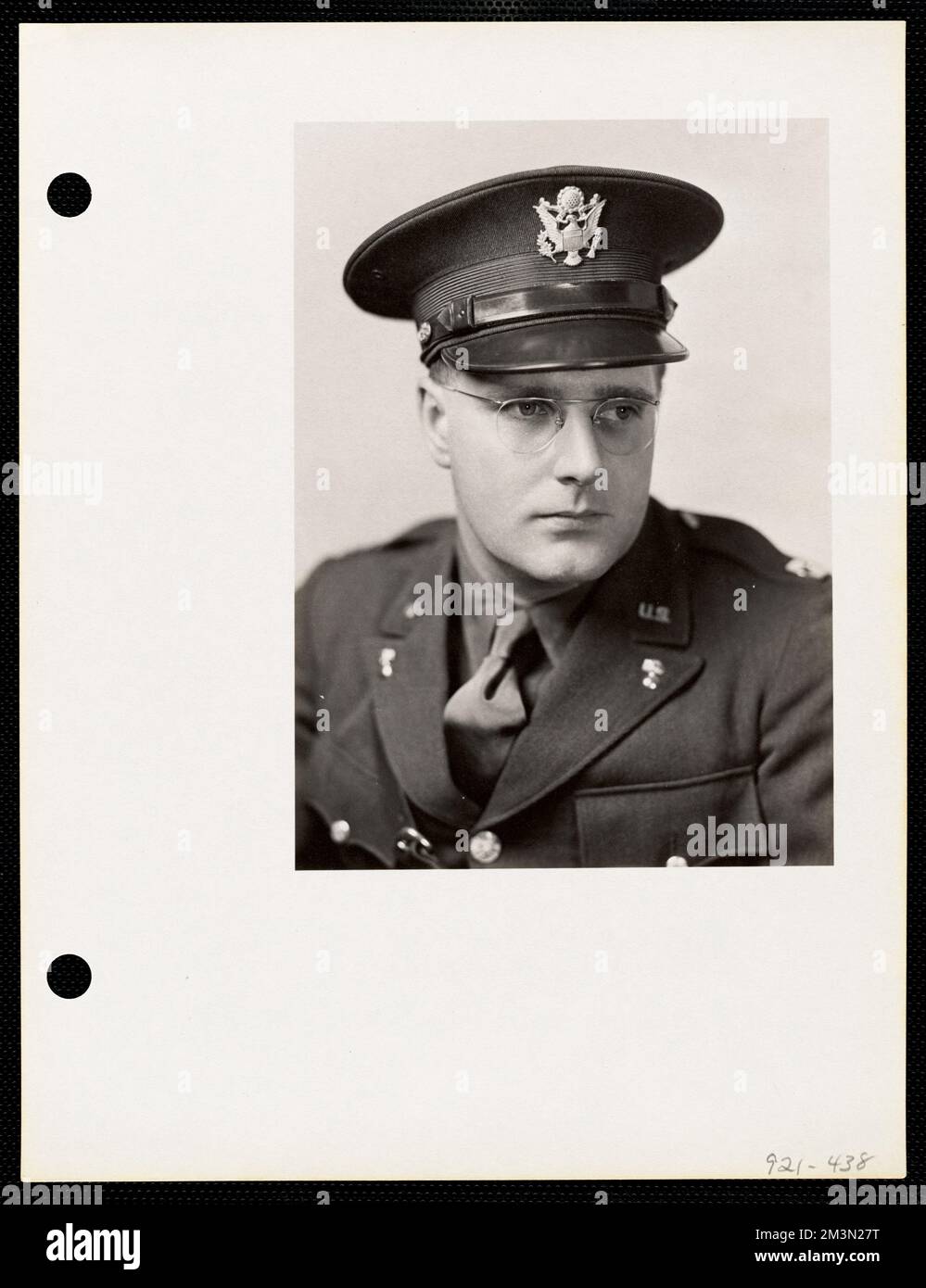 Ritratto di ufficiale , ufficiali militari. Record degli Stati Uniti Esercito operativo Foto Stock