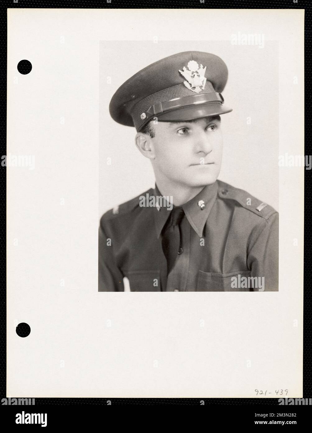 Ritratto di ufficiale , ufficiali militari. Record degli Stati Uniti Esercito operativo Foto Stock