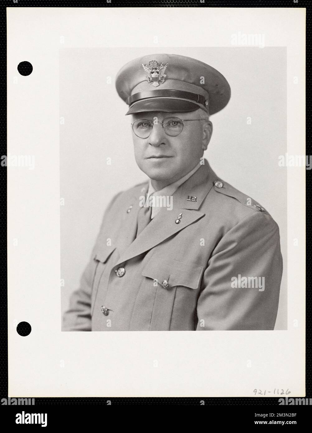 Ritratto di ufficiale , ufficiali militari. Record degli Stati Uniti Esercito operativo Foto Stock