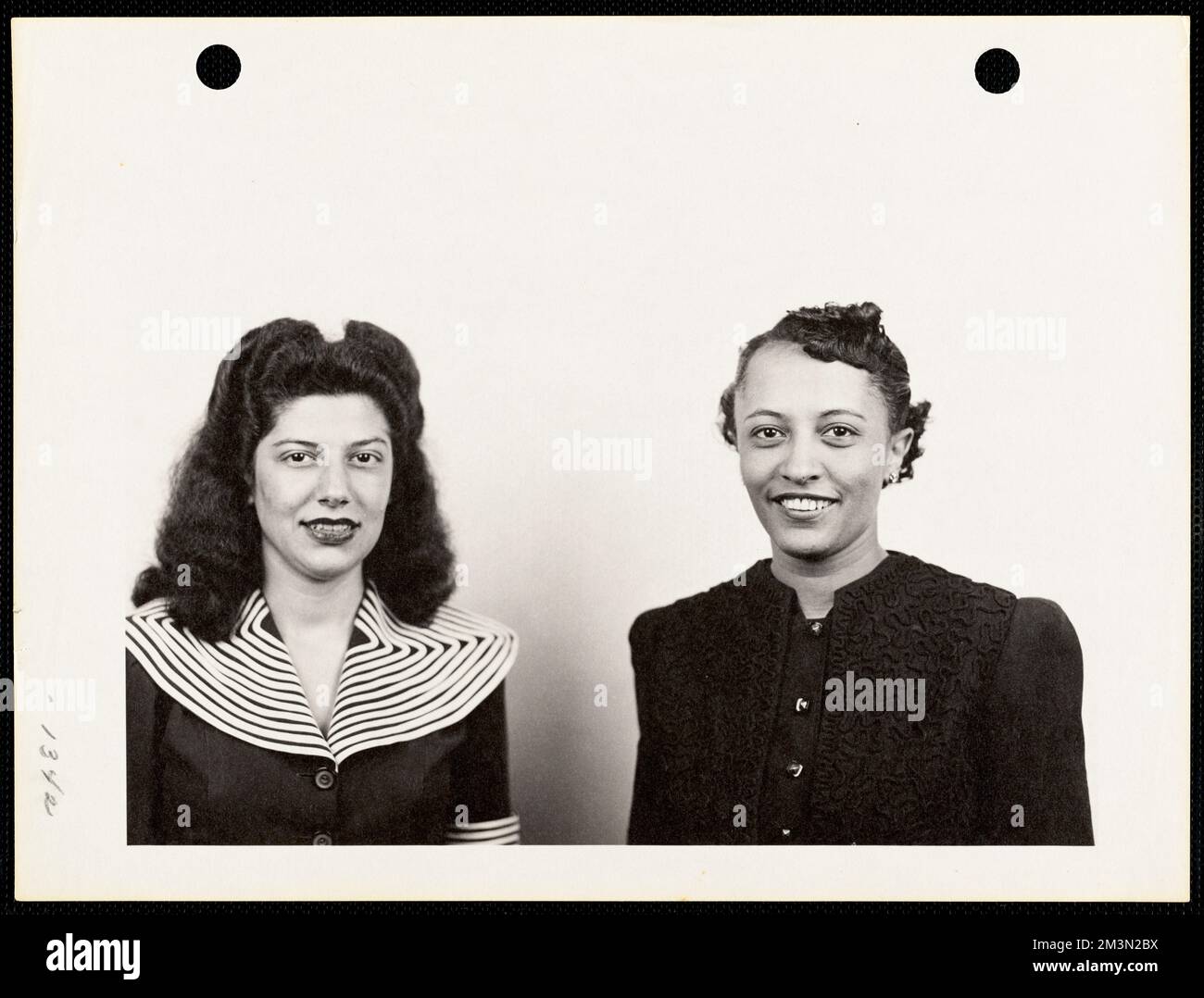 Ritratto di due donne ,. Record degli Stati Uniti Esercito operativo Foto Stock