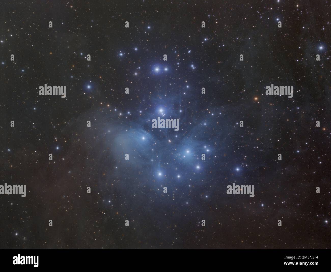 M45 - Pleiadi Foto Stock