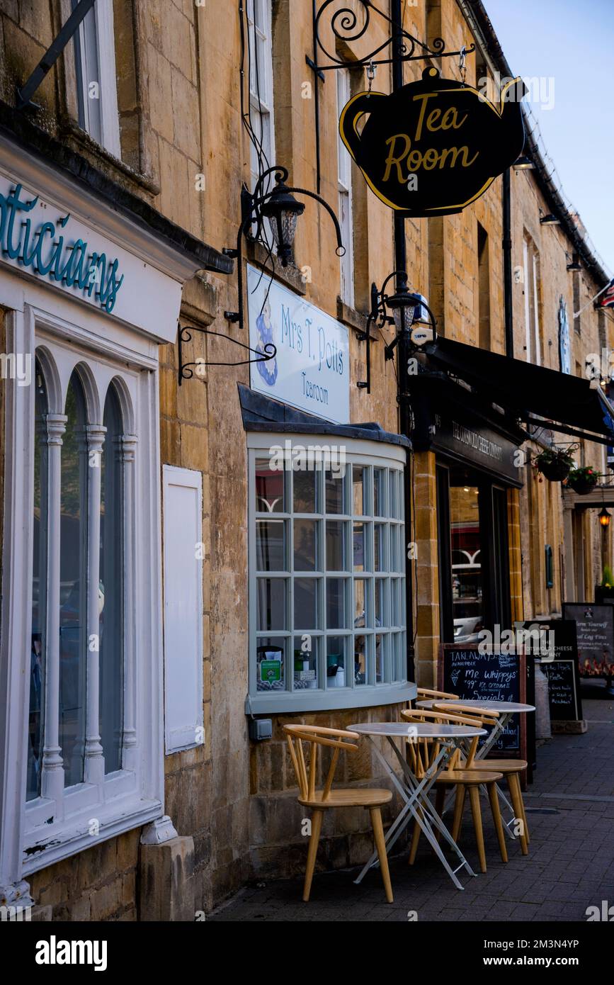 Moreton-in-Marsh città di mercato Cotswolds, Inghilterra. Foto Stock