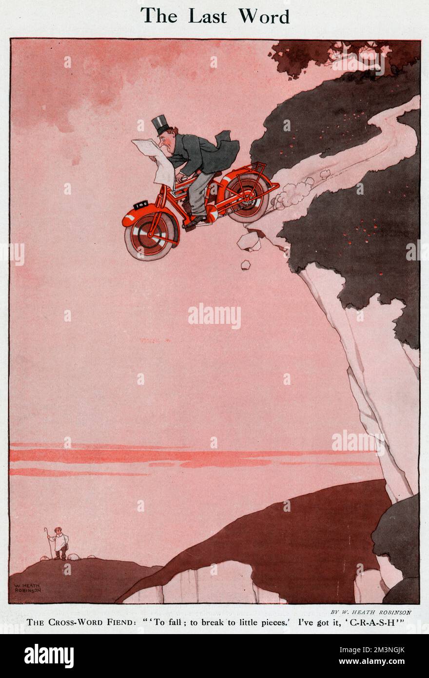 L'ultima parola di William Heath Robinson Foto Stock