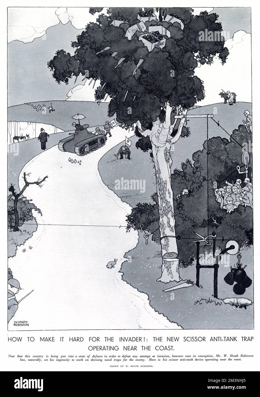 Come rendere le cose difficili per l'Invader! Foto Stock