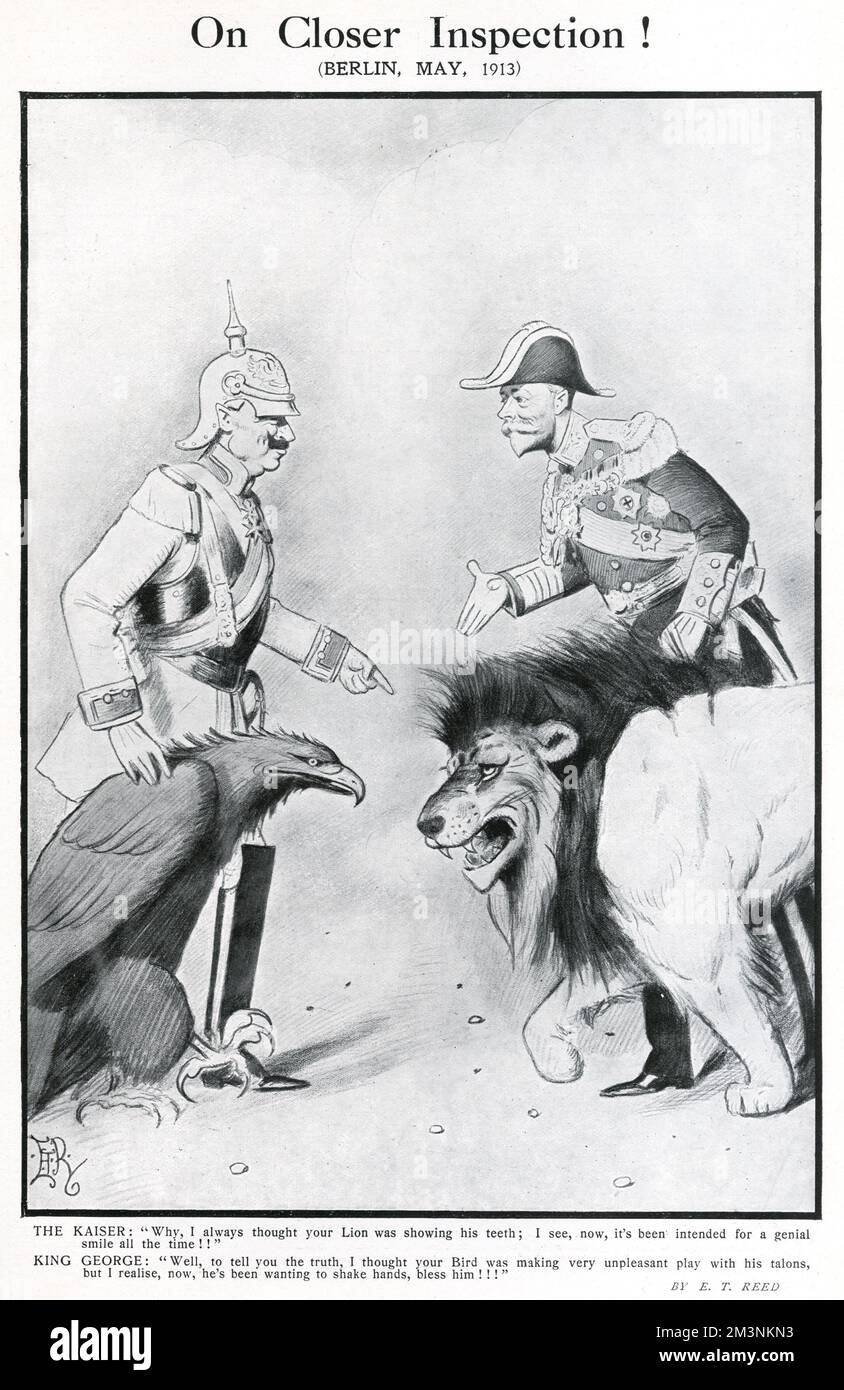 In un'ispezione ravvicinata - Kaiser e King George Foto Stock