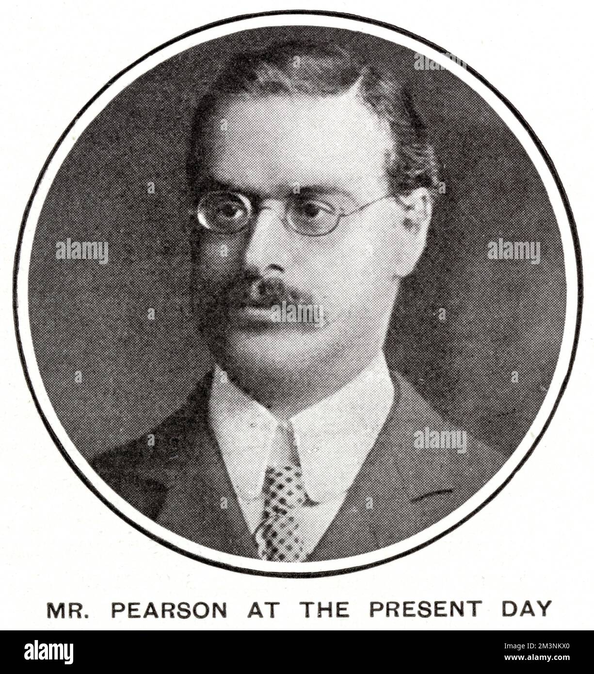 Cyril Arthur Pearson (1866 - 1921), editore inglese di giornali e riviste. Data: 1904 Foto Stock