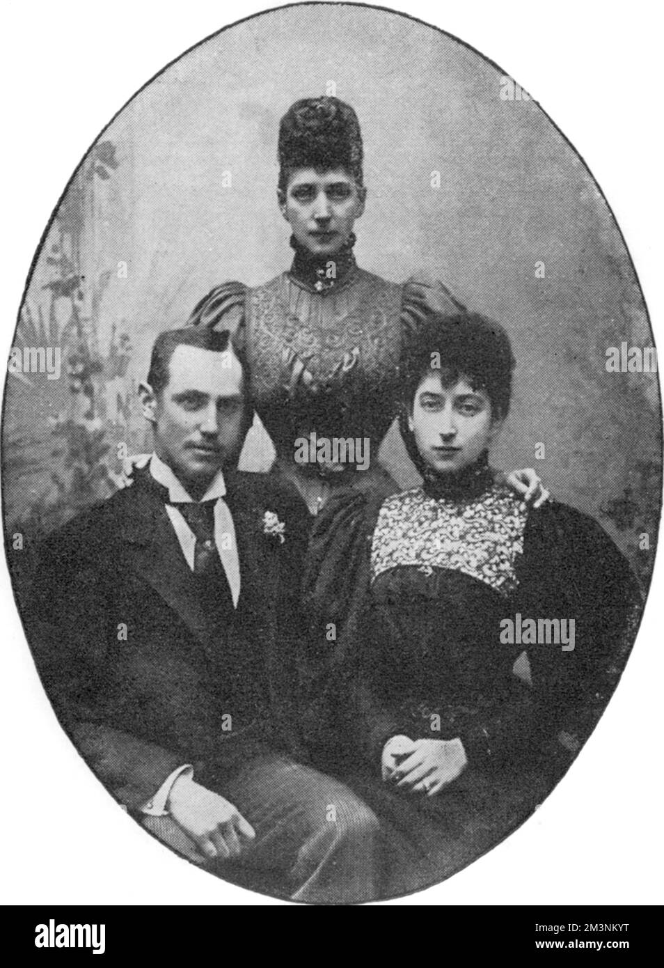 Matrimonio reale 1896 - Principessa Maud del Galles Foto Stock