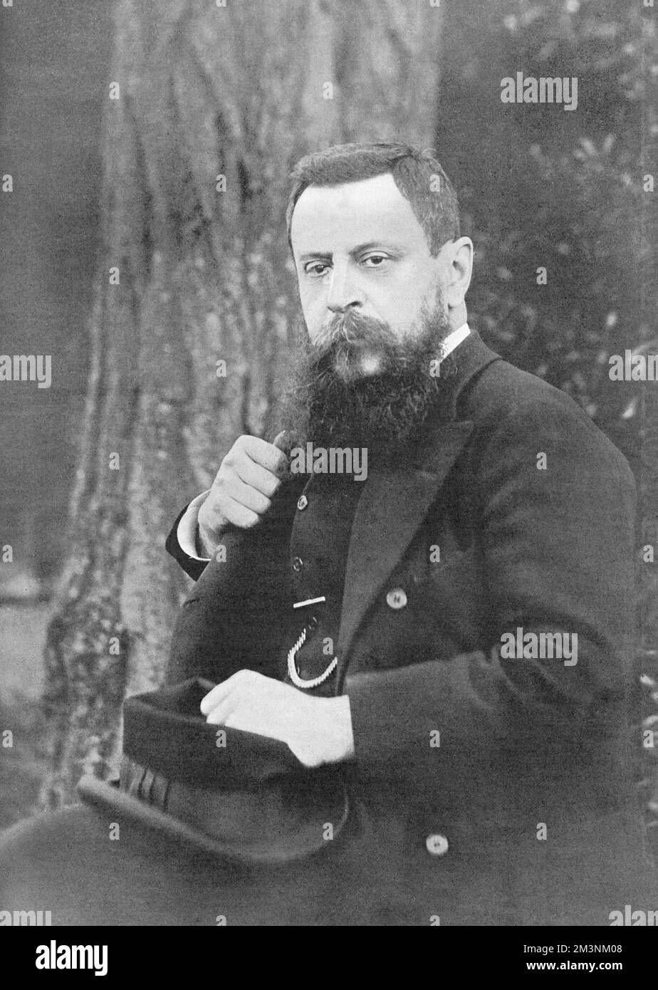 Henry Fitzalan-Howard, 15th Duca di Norfolk, Conte Marshal, Capo Butler d'Inghilterra (1847 - 1917), ha nominato Barone Maltravers fino al 1856 e Conte di Arundel e Surrey tra il 1856 e il 1860, politico conservatore britannico e filantropo. Fu Postmaster Generale tra il 1895 e il 1900, ma è meglio ricordato per il suo lavoro filantropico, che si concentrò sulle cause cattoliche romane e sulla città di Sheffield. Nella foto del Tatler, al momento del suo secondo matrimonio con l'on. Gwendolen Constable Maxwell, che aveva trent'anni di età. Avevano quattro figli insieme. Foto Stock