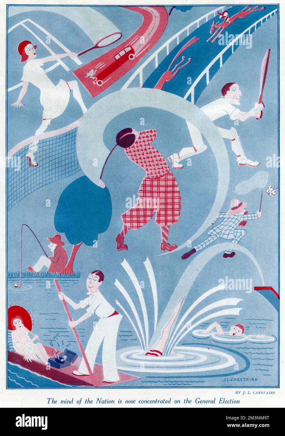 La mente della Nazione di J. L. Carstairs Foto Stock