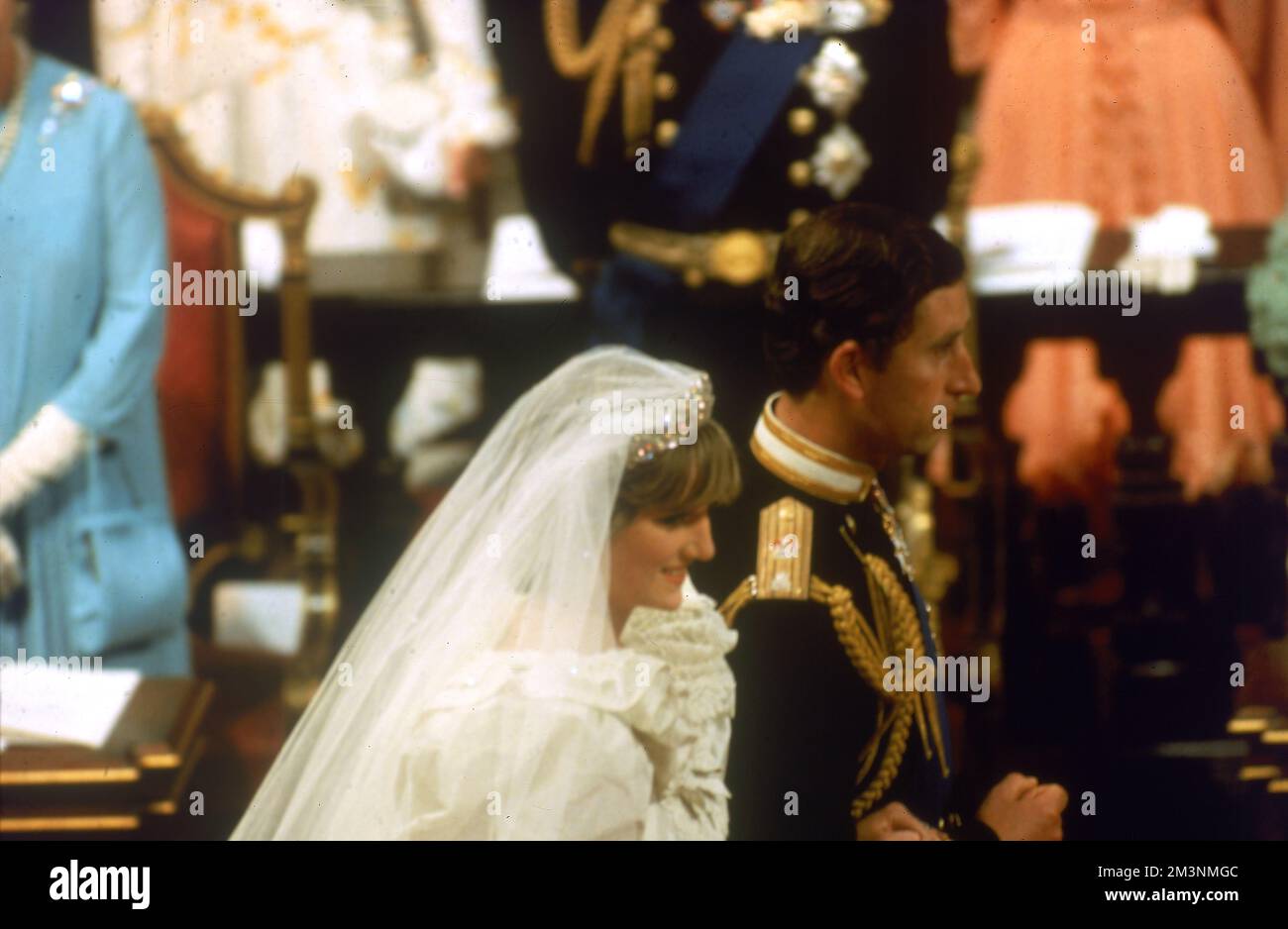 Matrimonio reale 1981 - Principe Carlo e Lady Diana Spencer Foto Stock