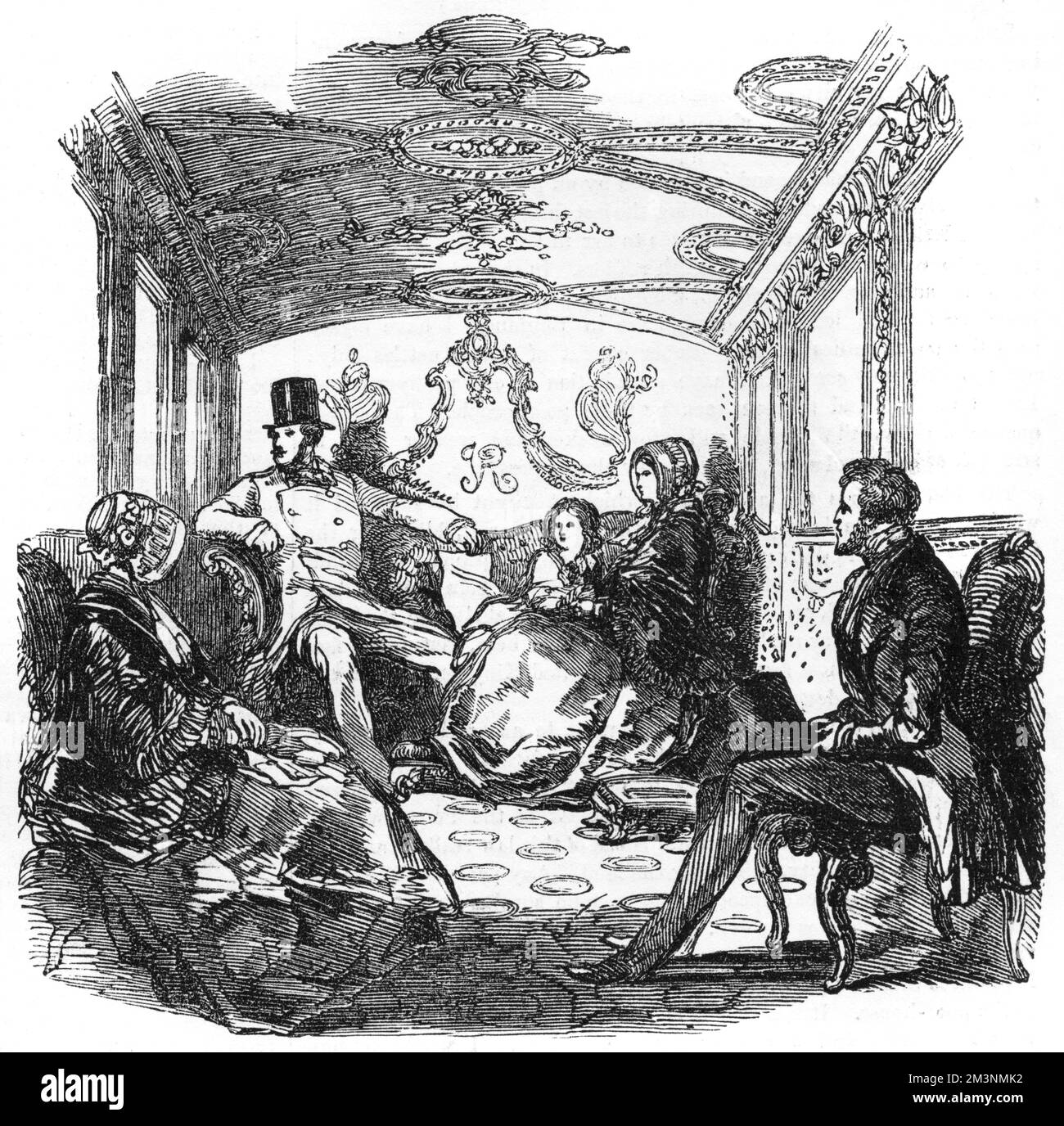 La visita reale in Irlanda 1849 Foto Stock